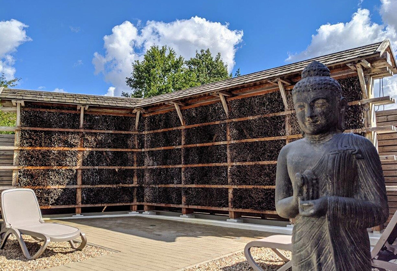 Außenbereich der Jod- Sole- Therme in Bad Bevensen